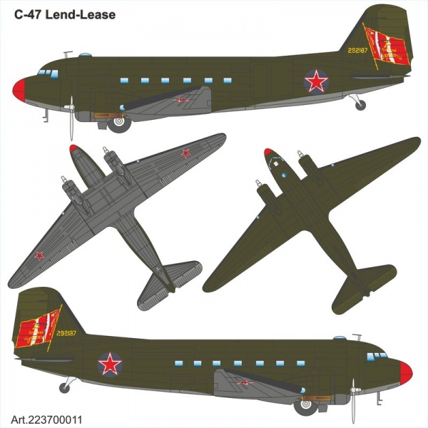 DOUGLAS C-47 Soviet air force (Lend-Lease)<br /><a href='images/pictures/ETH_Arsenal/223700011.jpg' target='_blank'>Full size image</a>